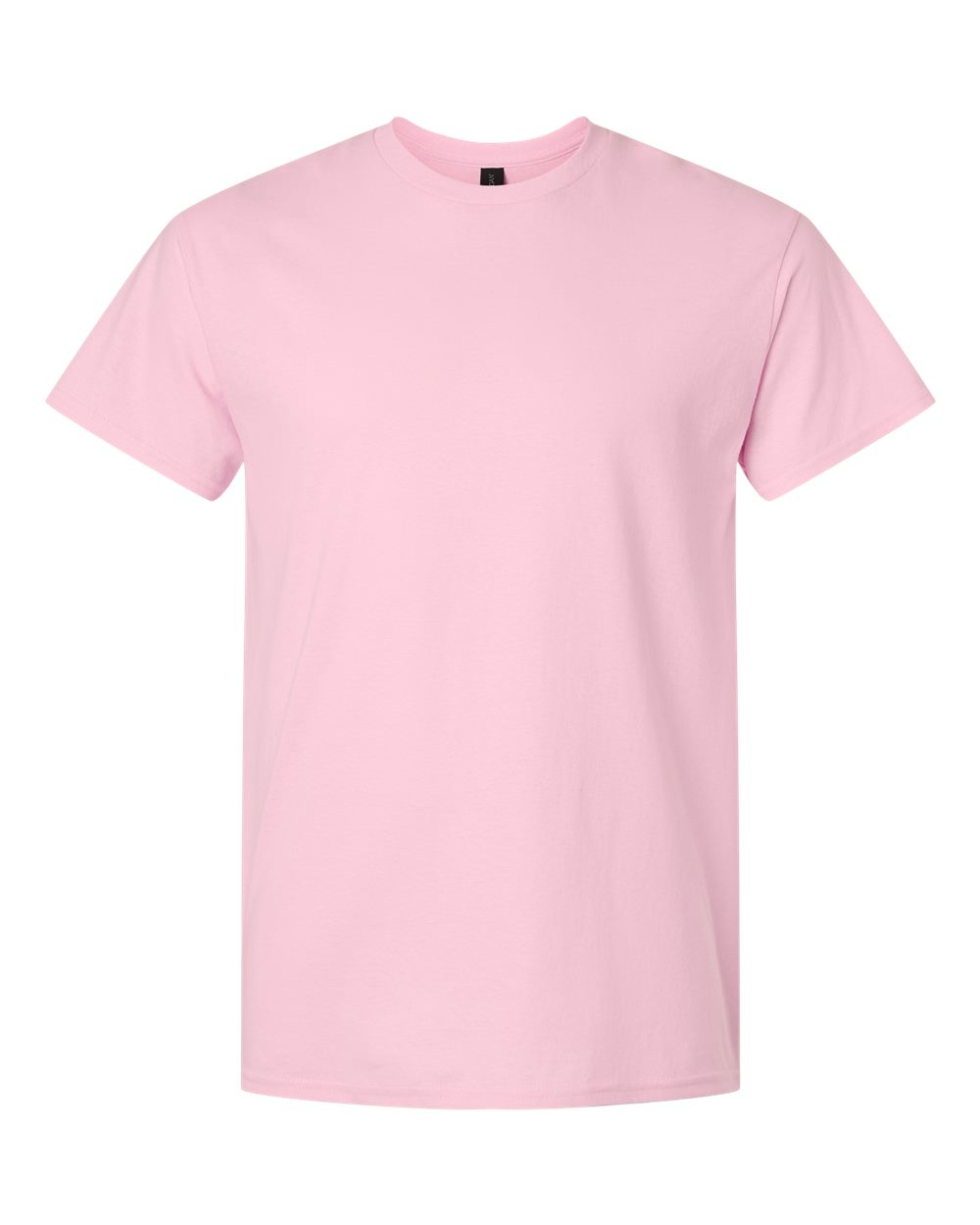 Front View of Light Pink Light Cotton T-Shirt - 3000