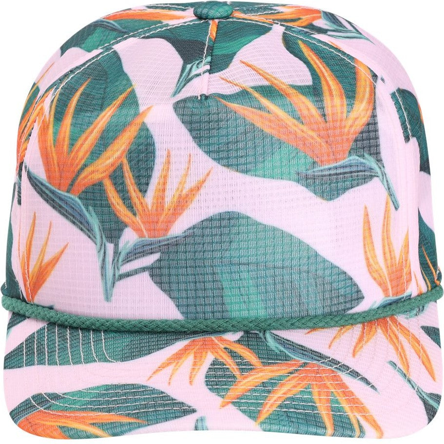 Front View of Light Pink The Live Wire Cap - DNA012