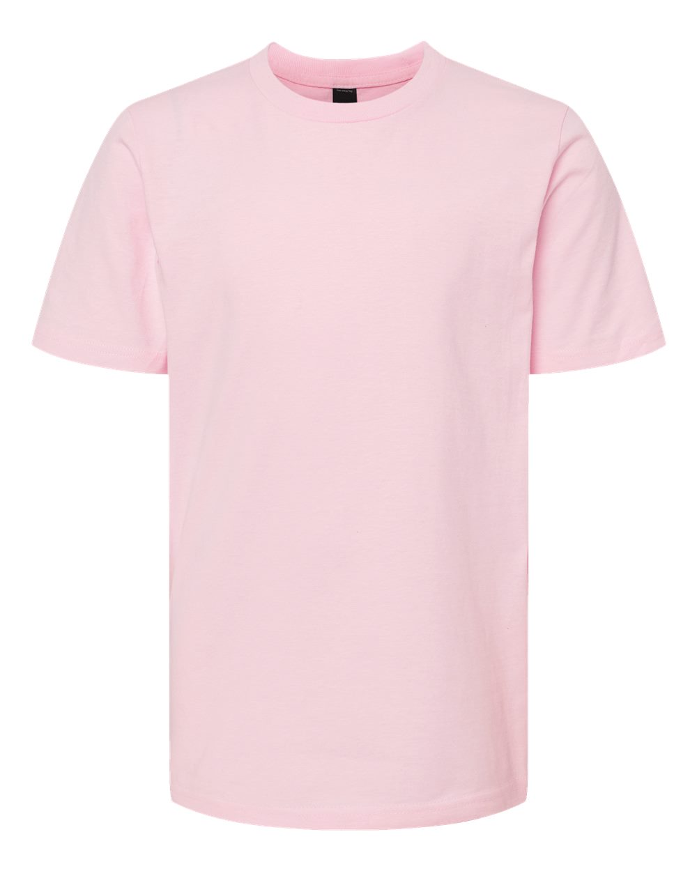 Front View of Light Pink Youth Heavyweight Jersey T-Shirt - 295