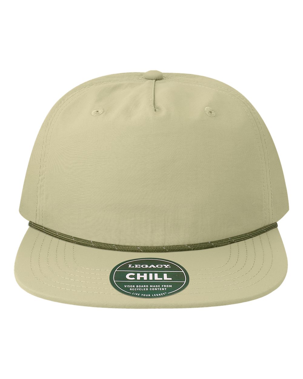 Front View of Light Sage The Chill Cap - CHILL