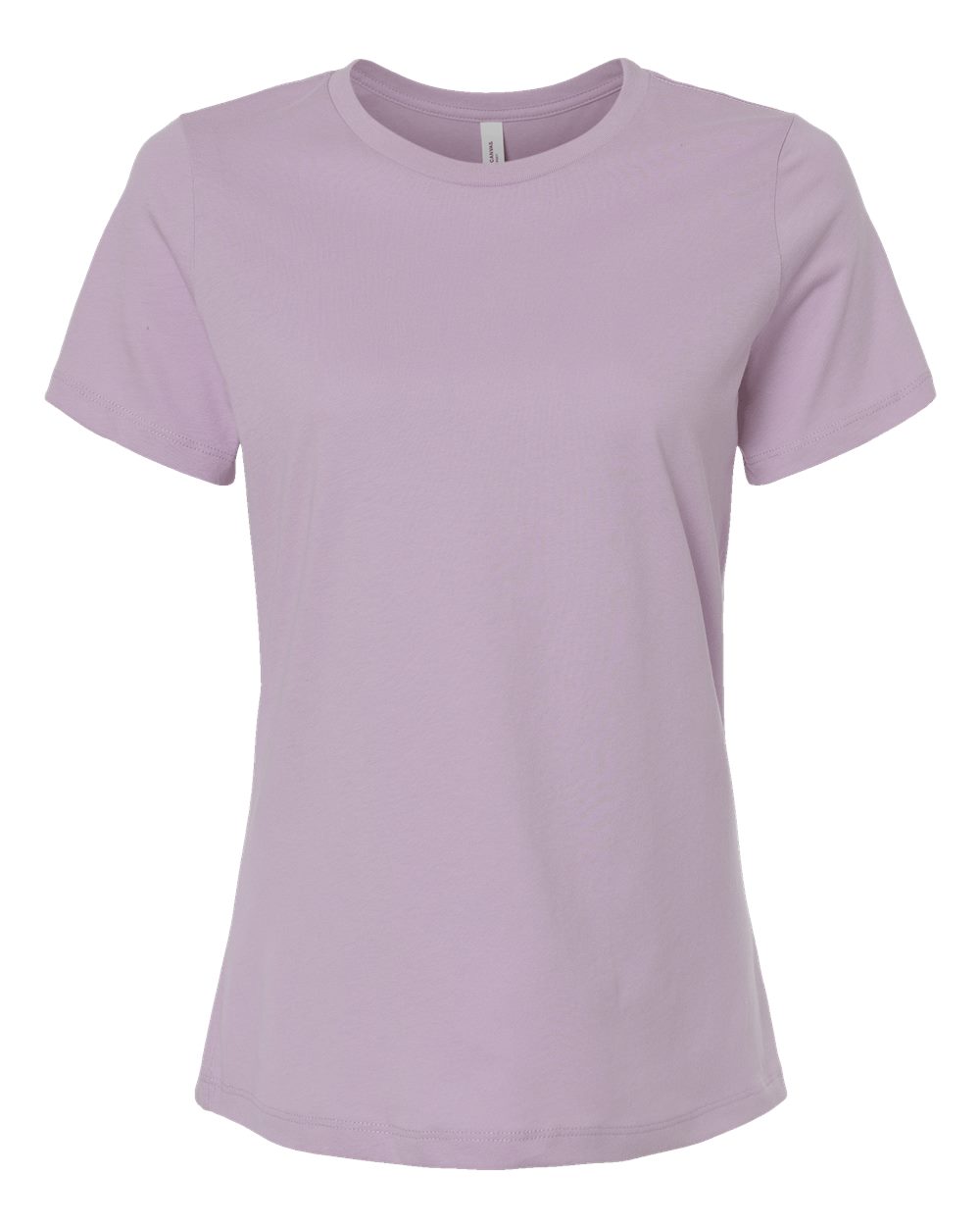 Front View of Light Violet Women’s Relaxed Jersey Tee - 6400