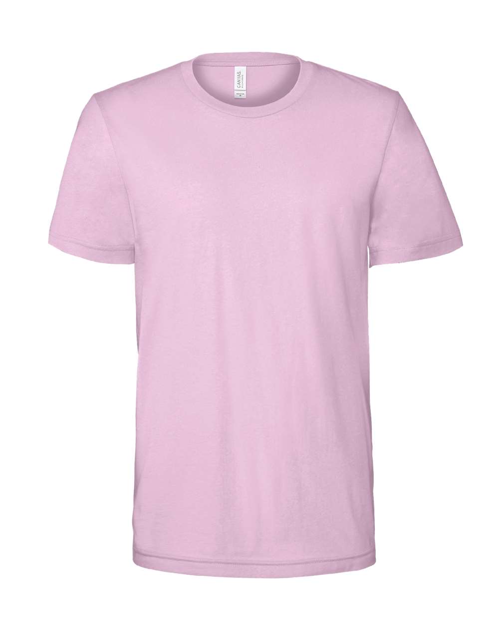 Front View of Lilac Jersey Tee - 3001