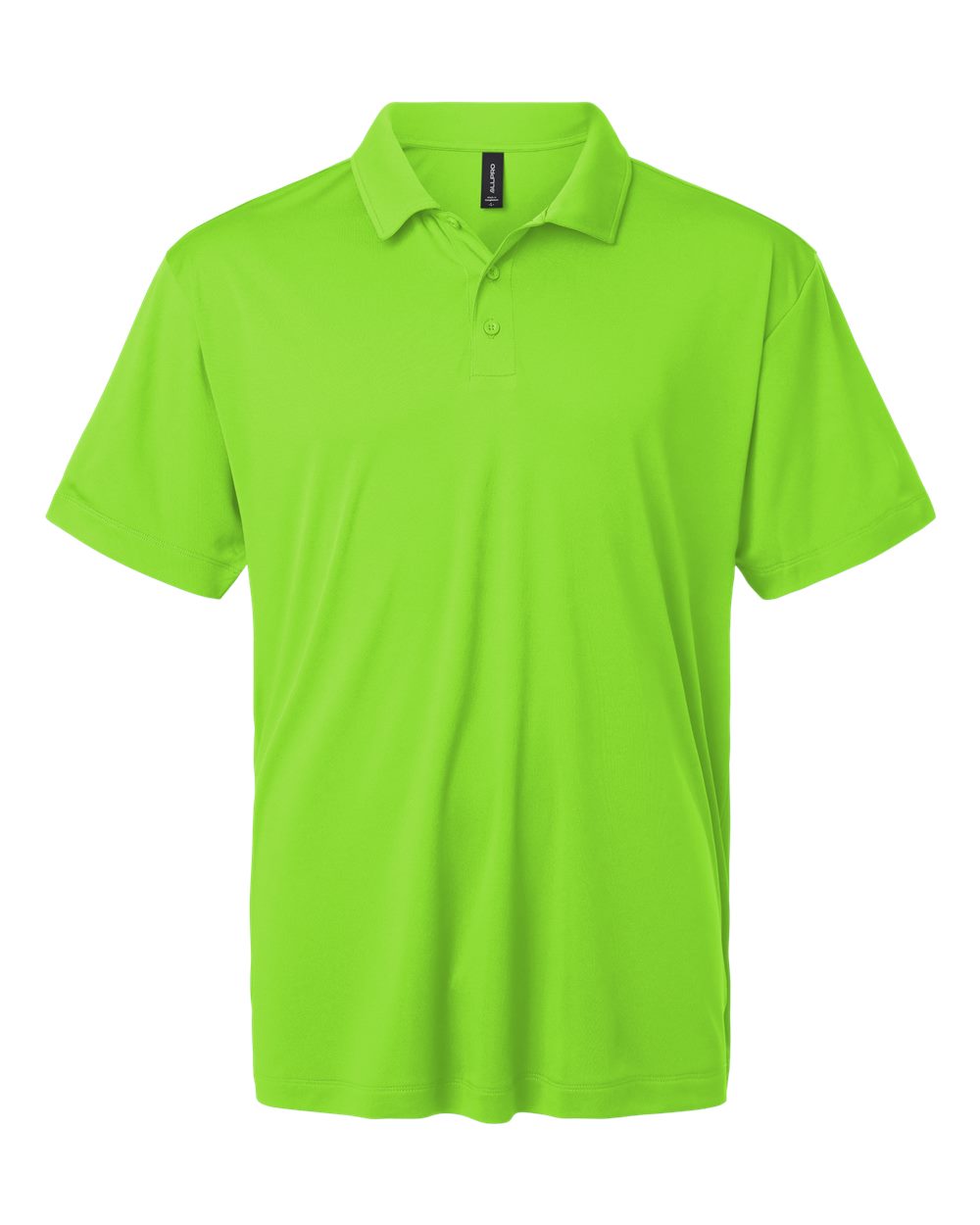Front View of Lime Pro-Lock Performance Polo - 41800