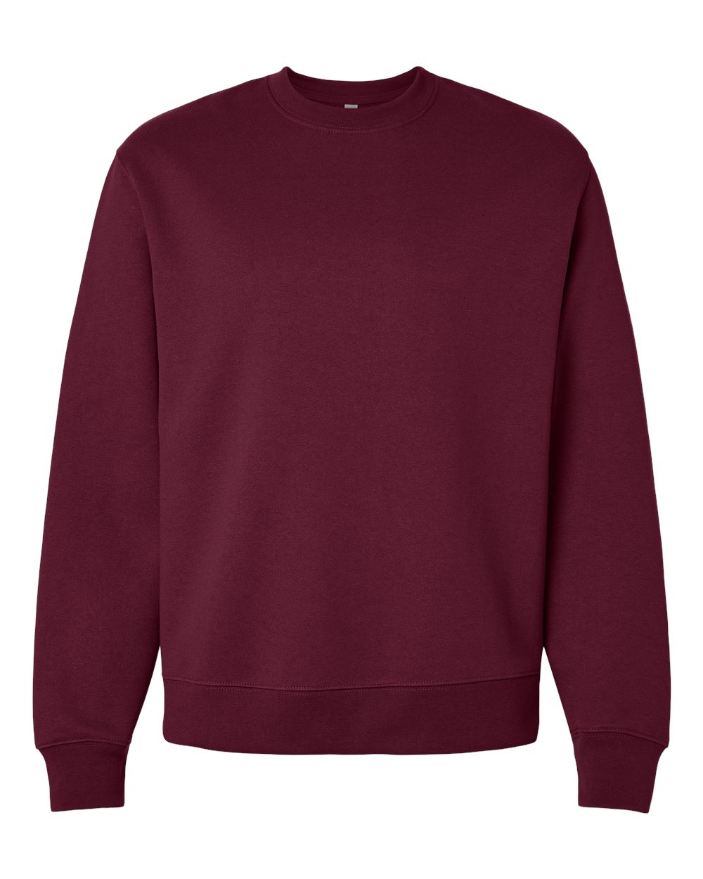 Front View of Maroon 10 oz. Heavyweight Sweatshirt - 4711