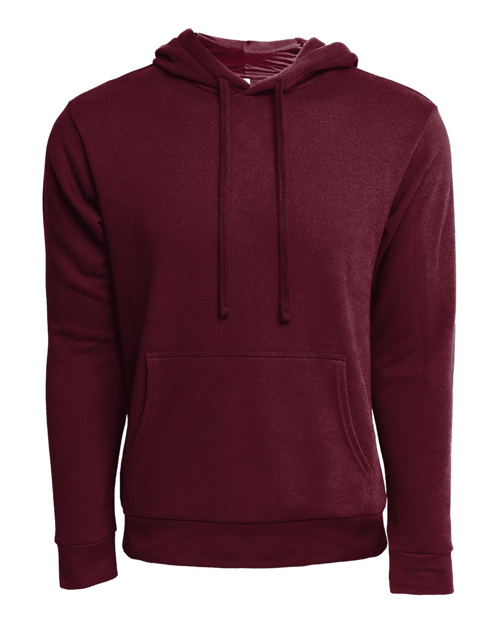Front View of Maroon Laguna Sueded Hoodie - 9304