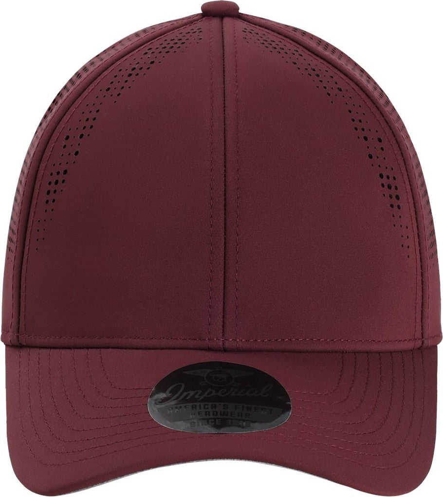 Front View of Maroon The Alpha Cap - S1502
