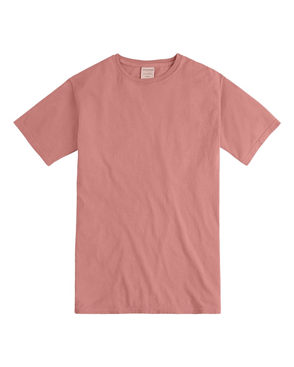 Front View of Mauve Garment-Dyed T-Shirt - GDH100