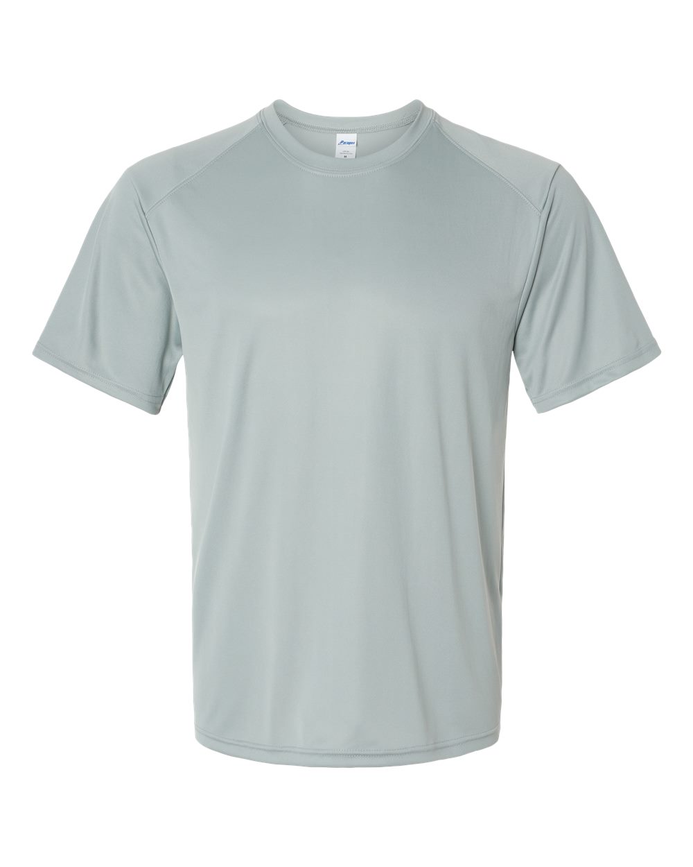 Front View of Medium Grey Islander Performance T-Shirt - 200