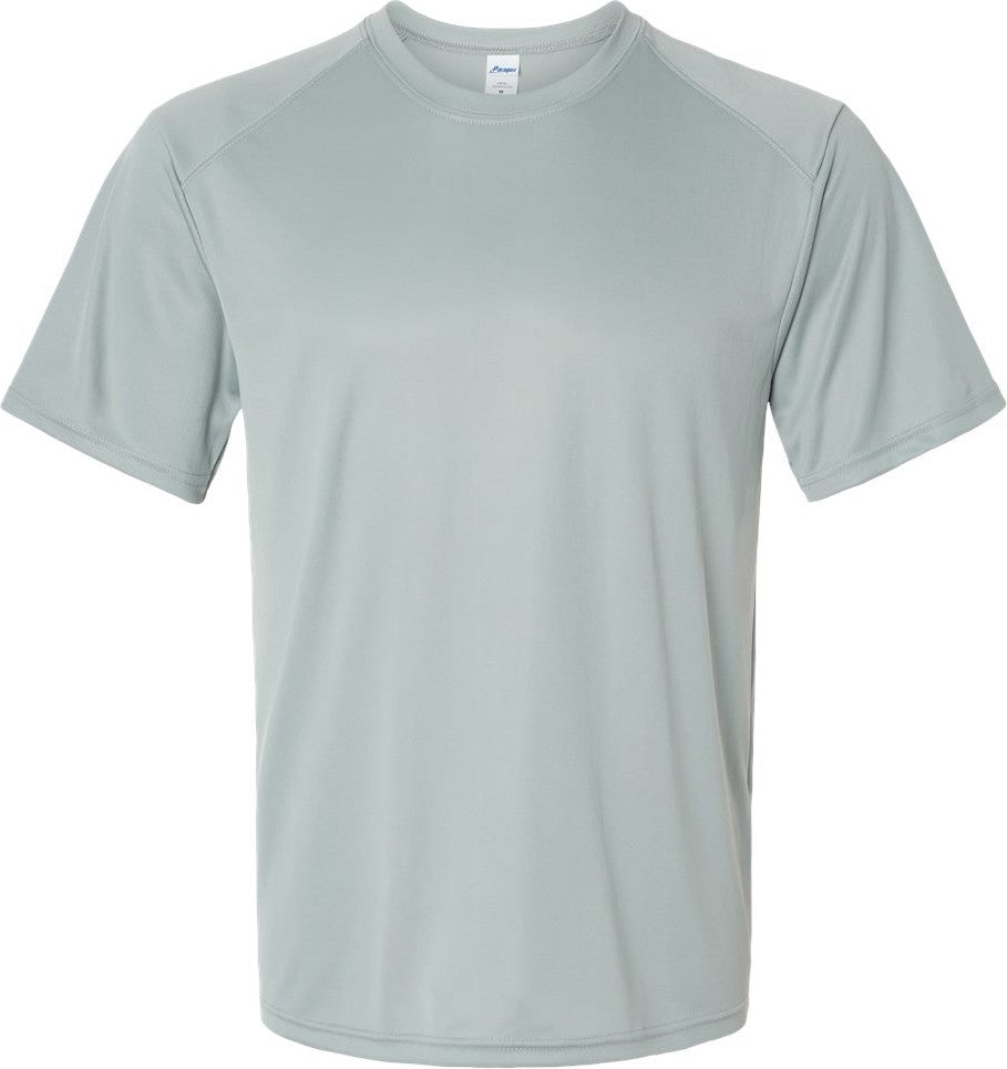 Front View of Medium Grey Islander Performance T-Shirt - 200