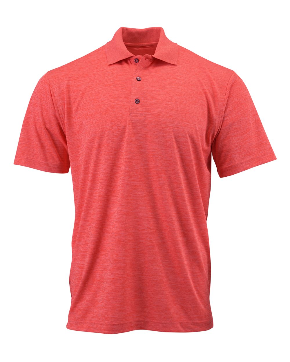 Melon Heather Dakota Striated Heather Polo - 130