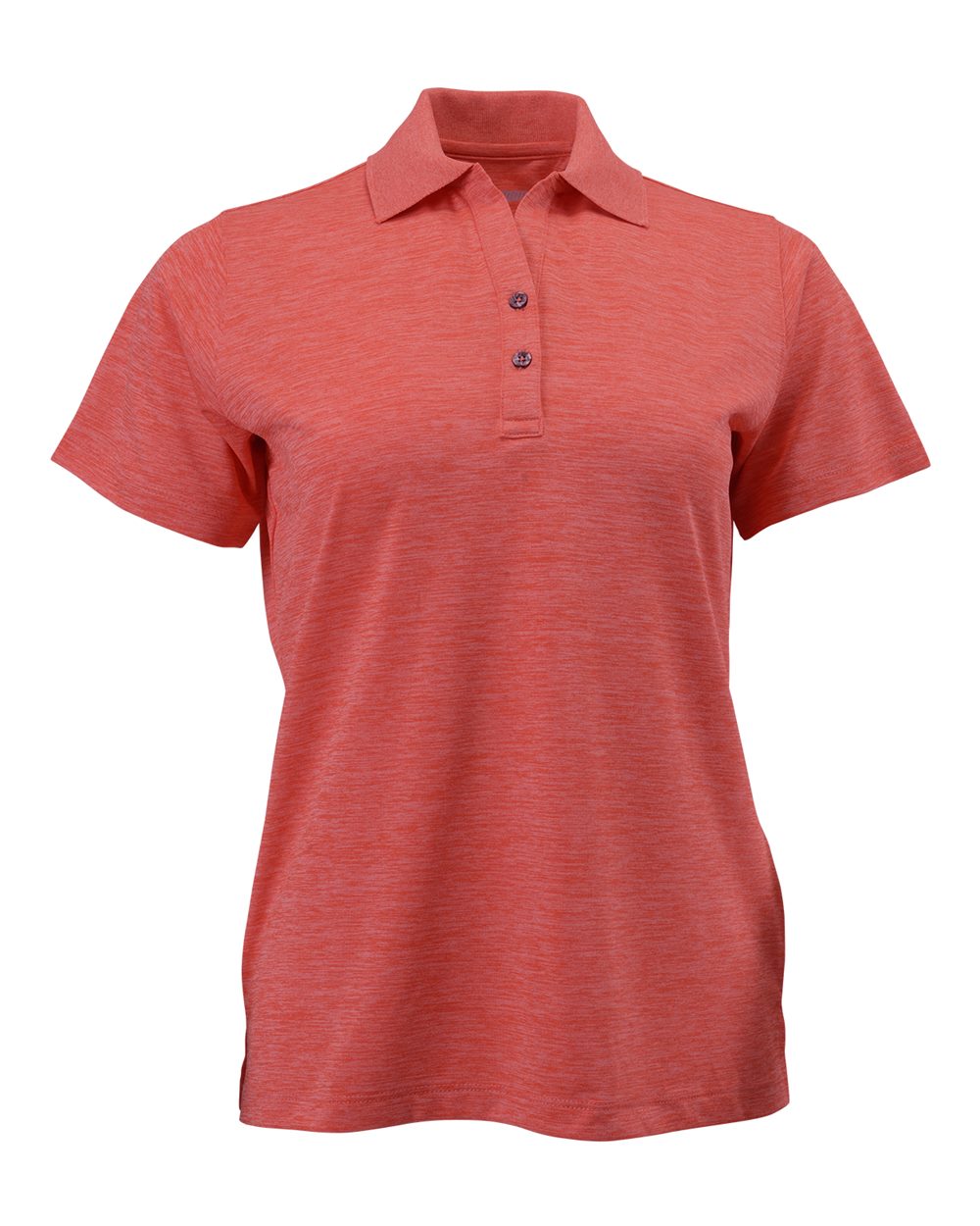 Melon Heather Women's Dakota Striated Heather Polo - 131