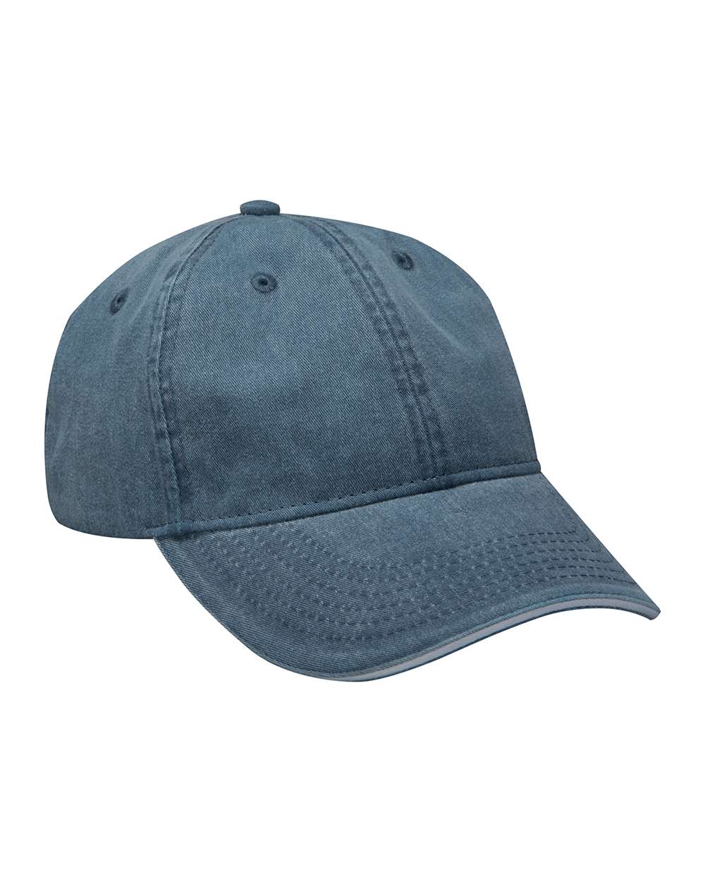 Front View of Midnight Blue/ White Icon Sandwich Cap - LP107