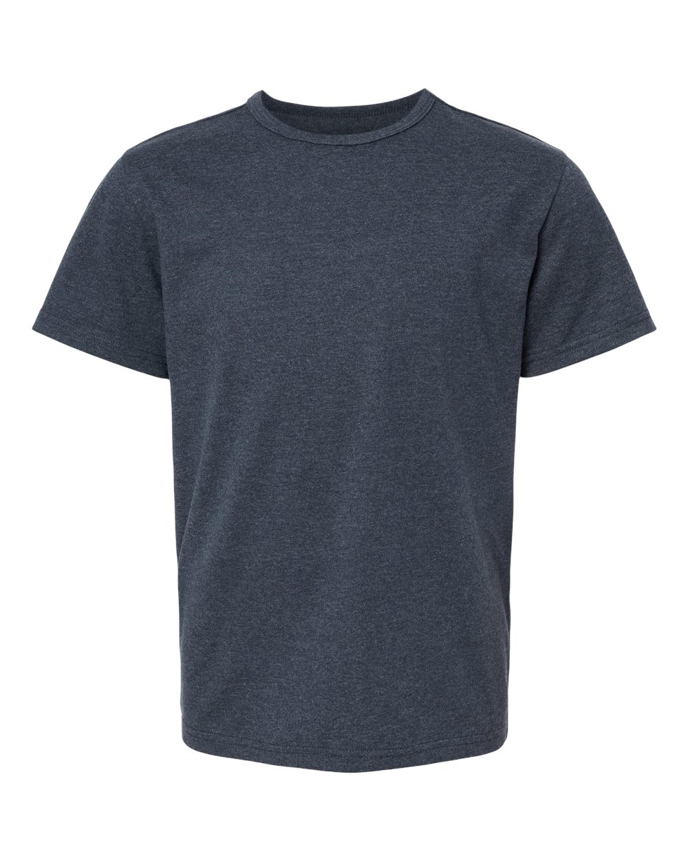 Front View of Midnight Blue Youth RecycledSoft™ T-Shirt - 2015