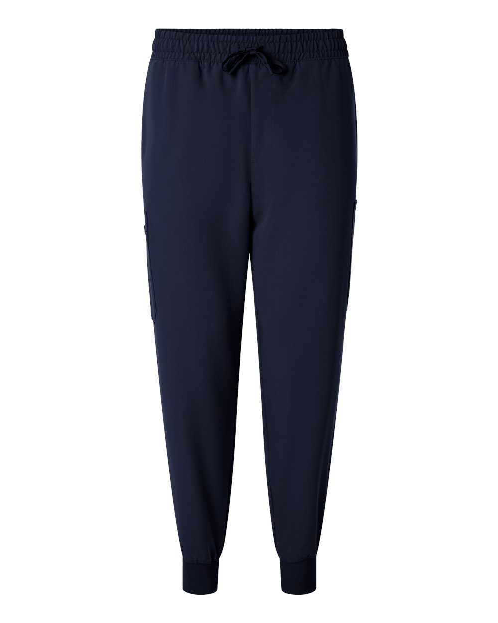 Front View of Midnight Navy Osmo 8-Pocket Scrub Joggers - M20002