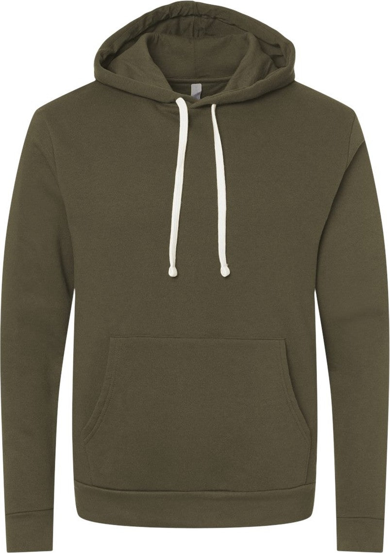 Front View of Military Green Santa Barbara Hoodie - 9303