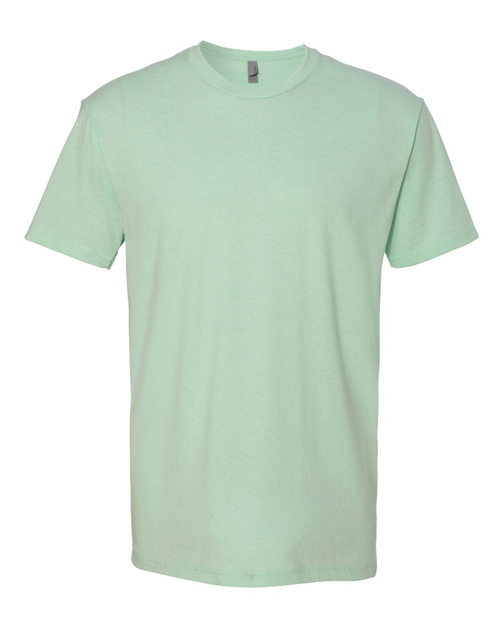Front View of Mint CVC T-Shirt - 6210