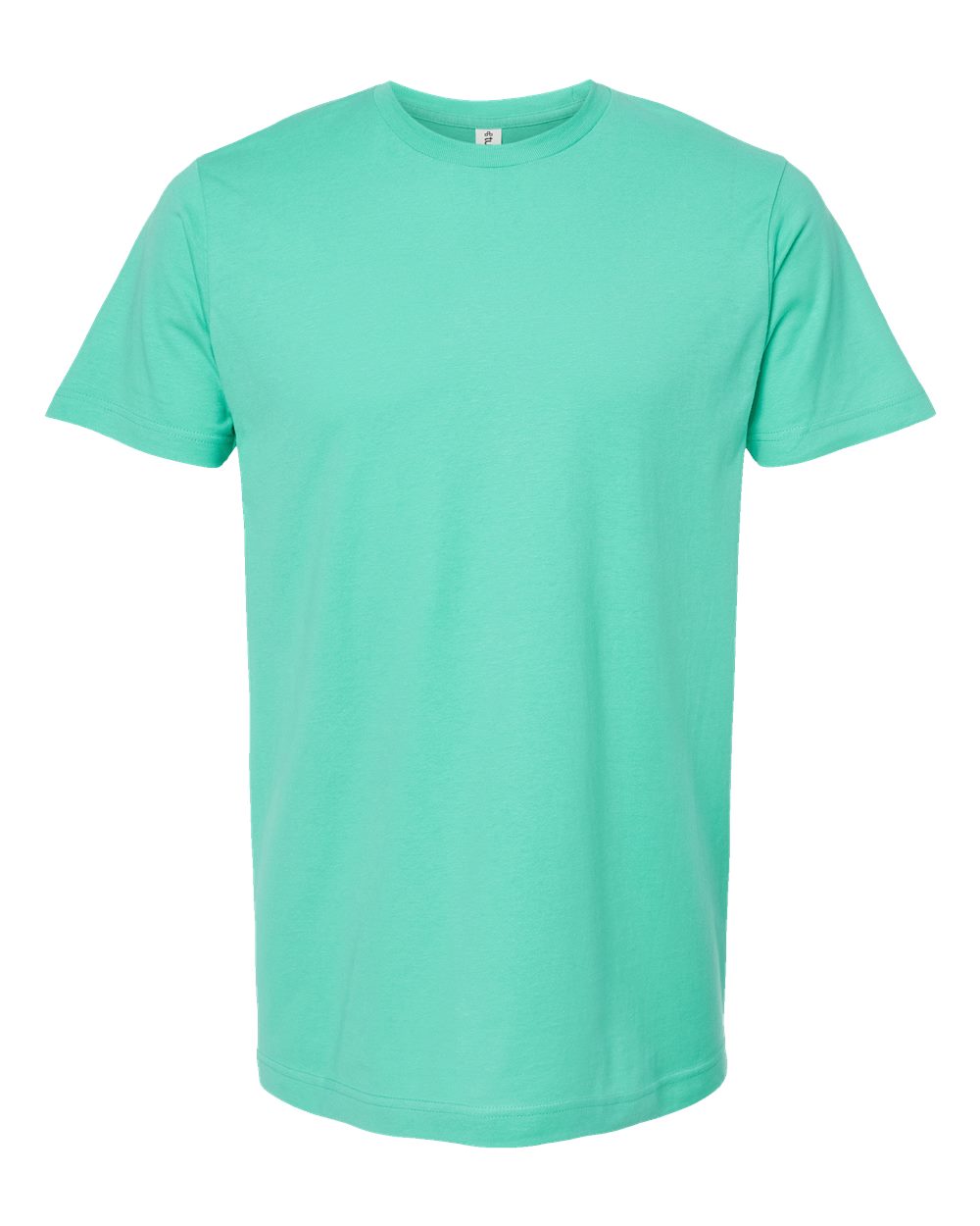 Front View of Mint Fine Jersey T-Shirt - 202