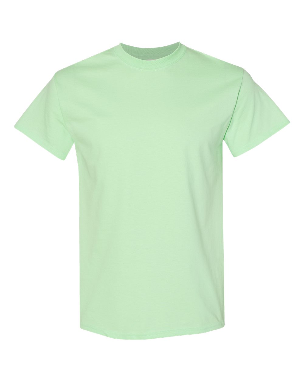 Front View of Mint Green Heavy Cotton™ T-Shirt - 5000