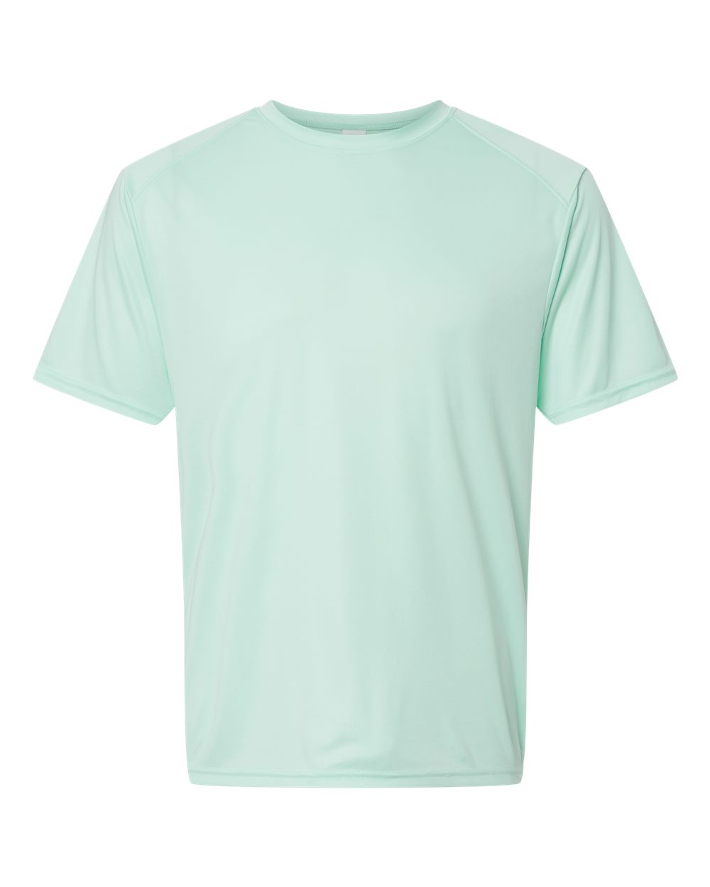 Front View of Mint Green Islander Performance T-Shirt - 200