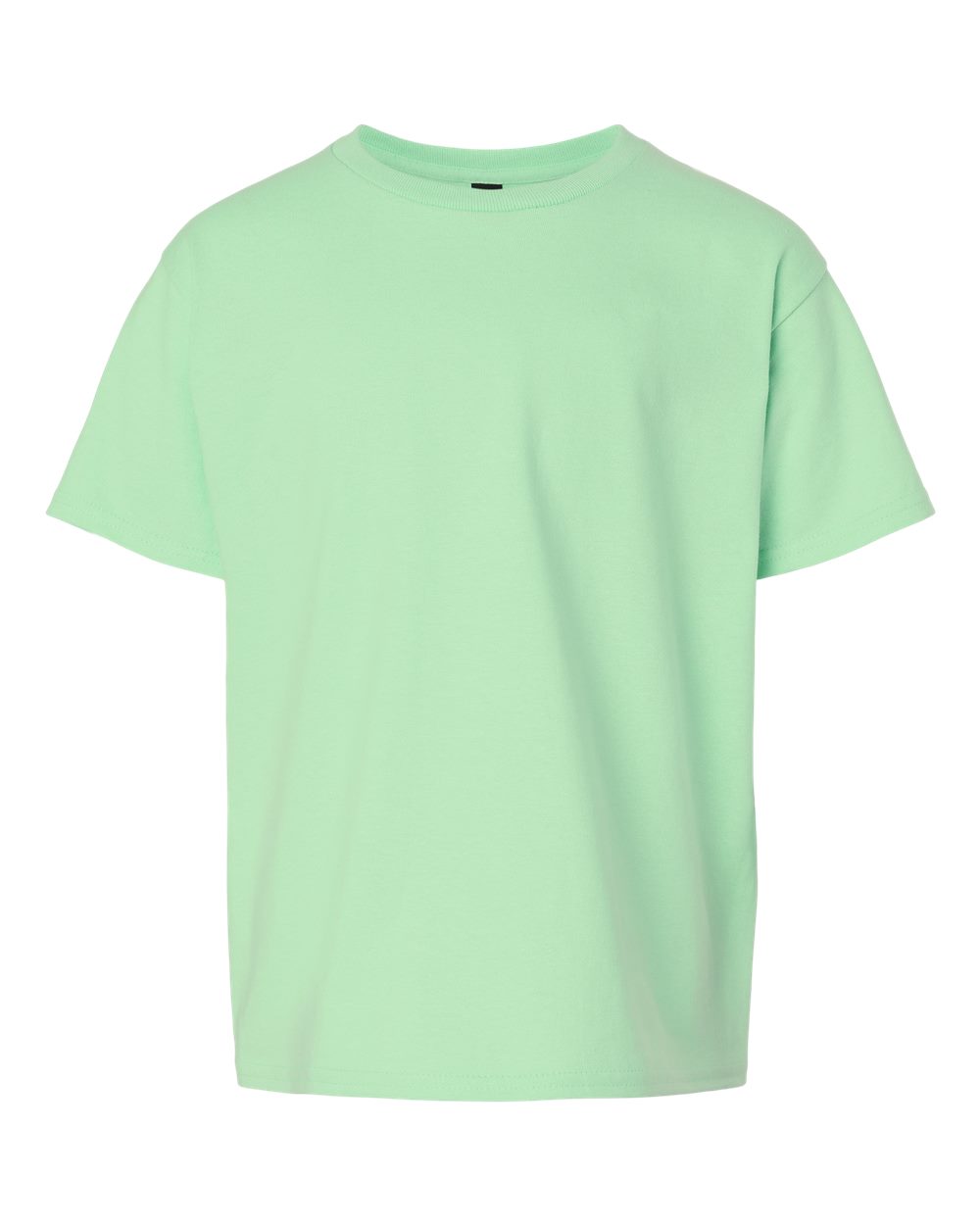 Front View of Mint Green Ultra Cotton® Youth T-Shirt - 2000B