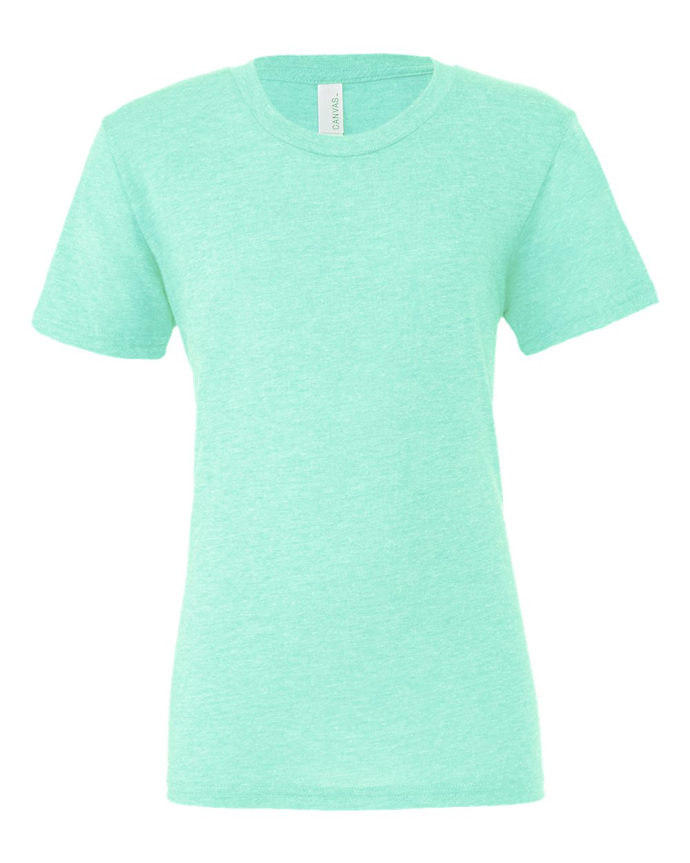 Front View of Mint Triblend Triblend Tee - 3413