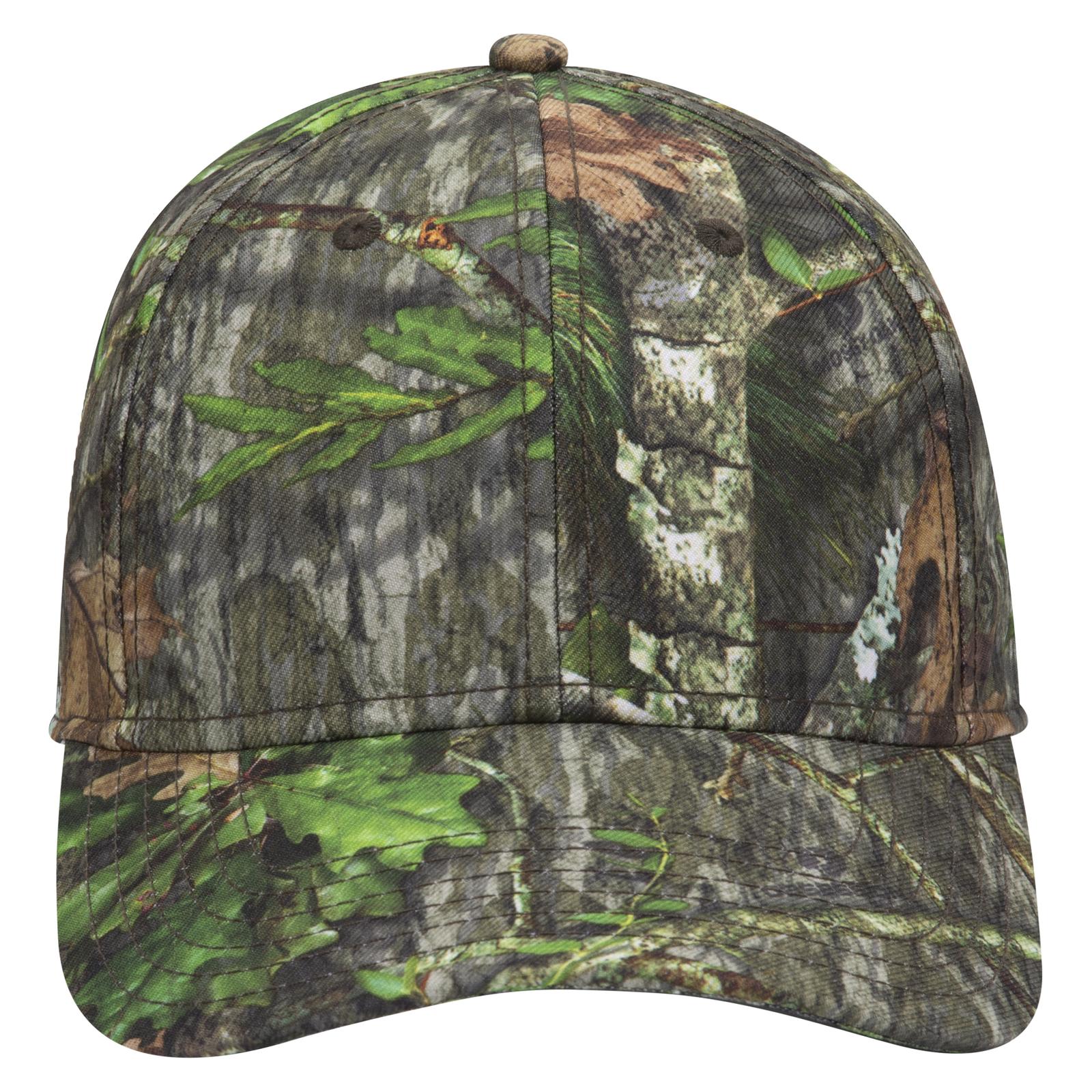 Front View of MO3 - Obsession OTTO CAP Mossy Oak Camouflage 6 Panel Low Profile Baseball Cap