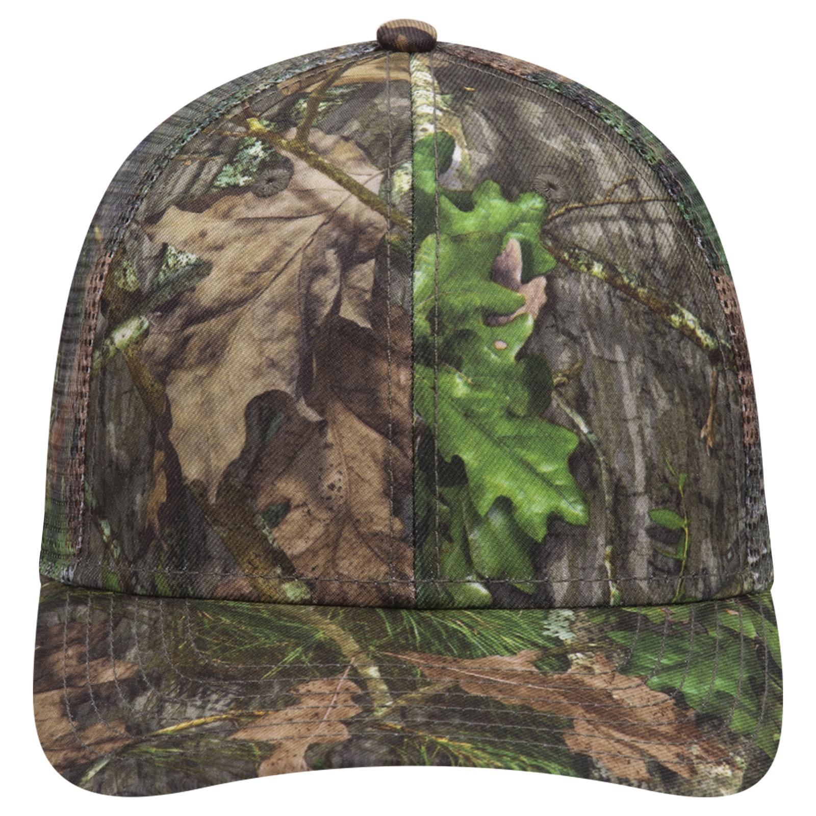 Right View of MO3 - Obsession OTTO CAP Mossy Oak Camouflage Superior Polyester Twill 6 Panel Low Profile Mesh Back Trucker Hat