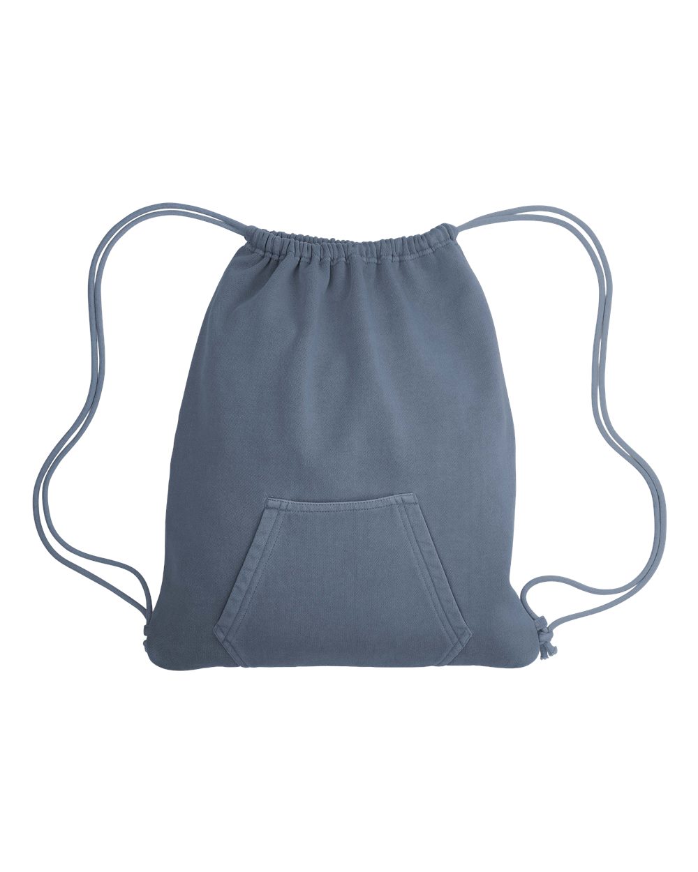 Front View of Moonlight Navy Coastal Color™ Drawstring Bag - 25500