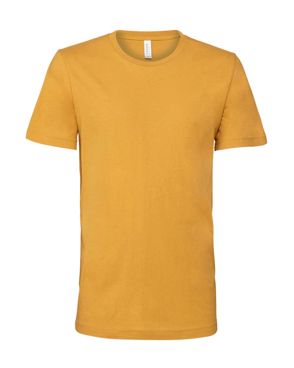 Front View of Mustard Jersey Tee - 3001