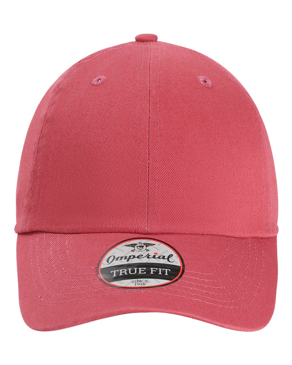 Front View of Nantucket Red The Original Buckle Dad Hat - X210B