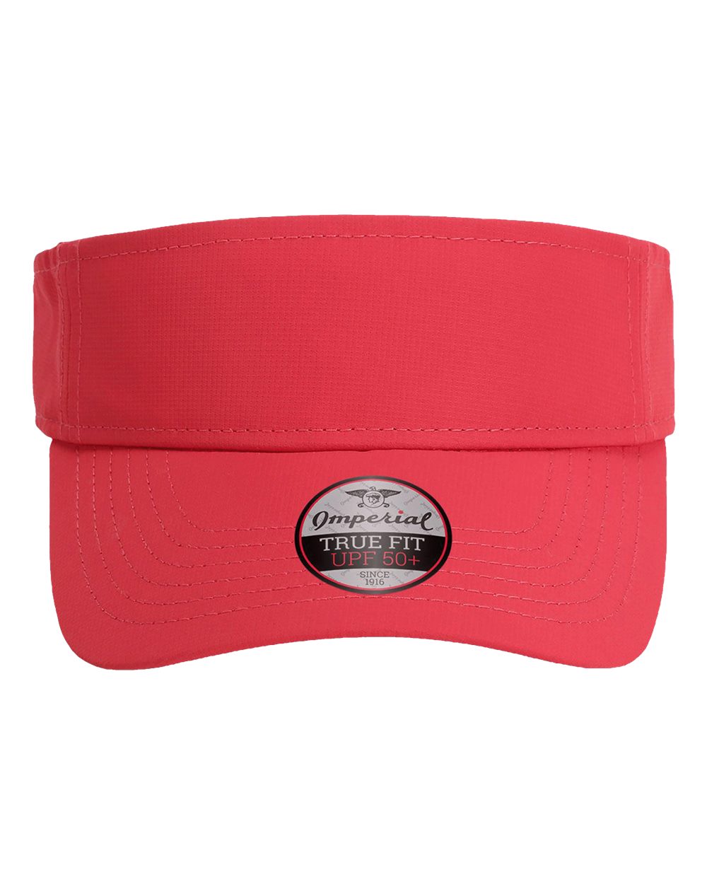 Front View of Nantucket Red The Performance Phoenix Visor - 3124P