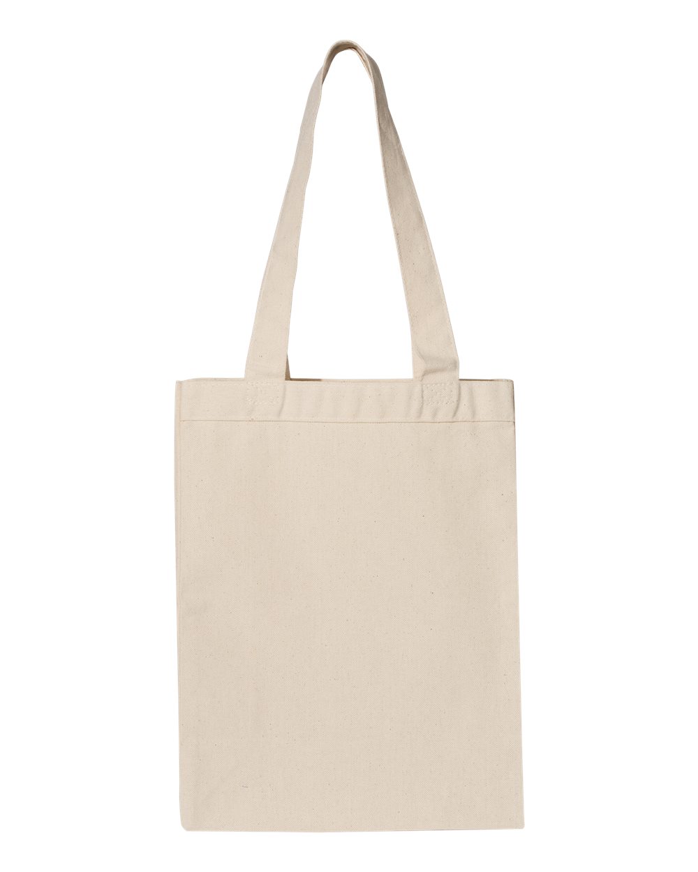Front View of Natural 12L Gussetted Shopping Bag - Q1000