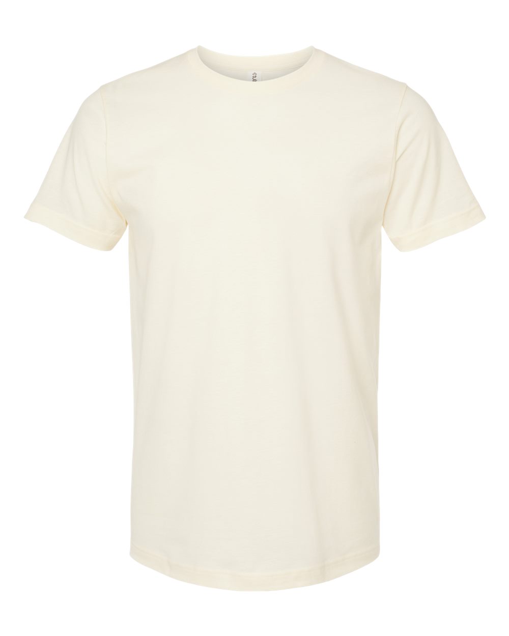 Front View of Natural Fine Jersey T-Shirt - 202