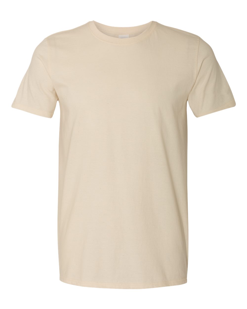 Front View of Natural Softstyle® T-Shirt - 64000