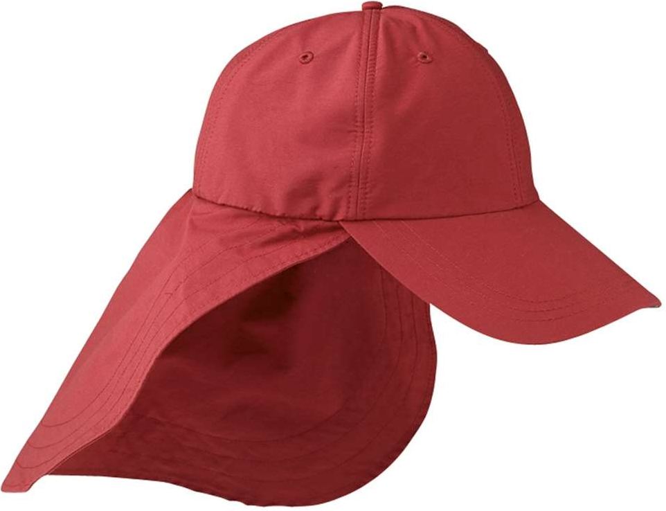 Front View of Nautical Red Extreme Outdoor Cap - EOM101
