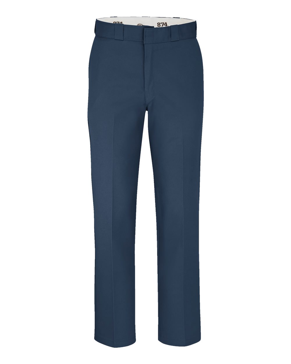 Front View of Navy - 32I Industrial 874® Work Pants - P874