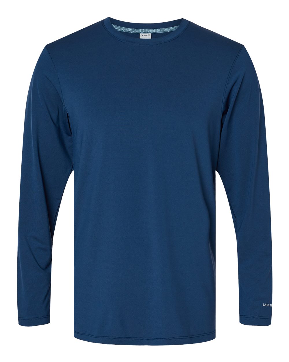 Front View of Navy Aruba Extreme Performance Long Sleeve T-Shirt - 222
