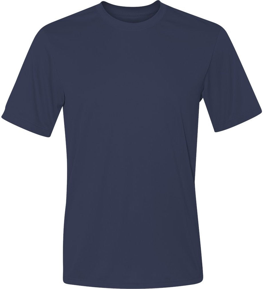 Front View of Navy Cool DRI® Performance T-Shirt - 4820