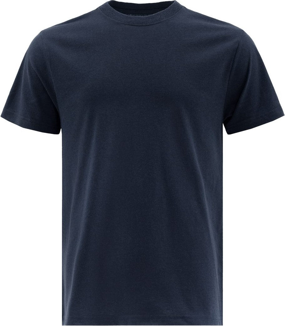 Front View of Navy Eco T-Shirt - EC100
