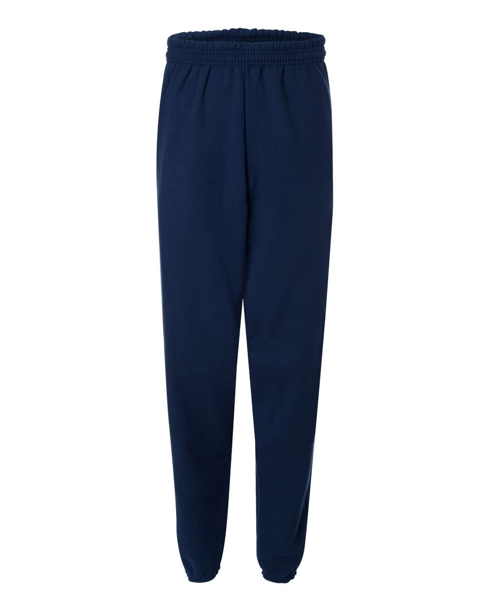 Front View of Navy Ecosmart® Sweatpants - P650