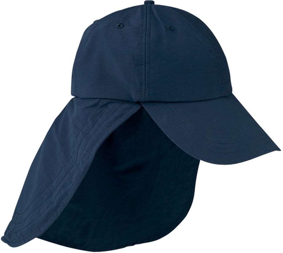 Front View of Navy Extreme Outdoor Cap - EOM101