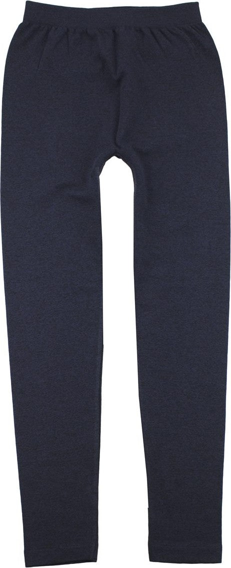 Navy/ White Girls Alpine Fleece Leggings - YK08  grouped