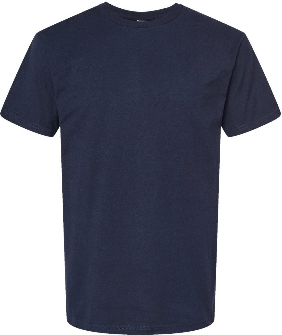 Front View of Navy Heavyweight Jersey T-Shirt - 290