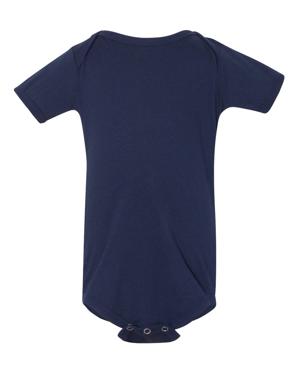 Front View of Navy Infant Jersey One Piece - 100B
