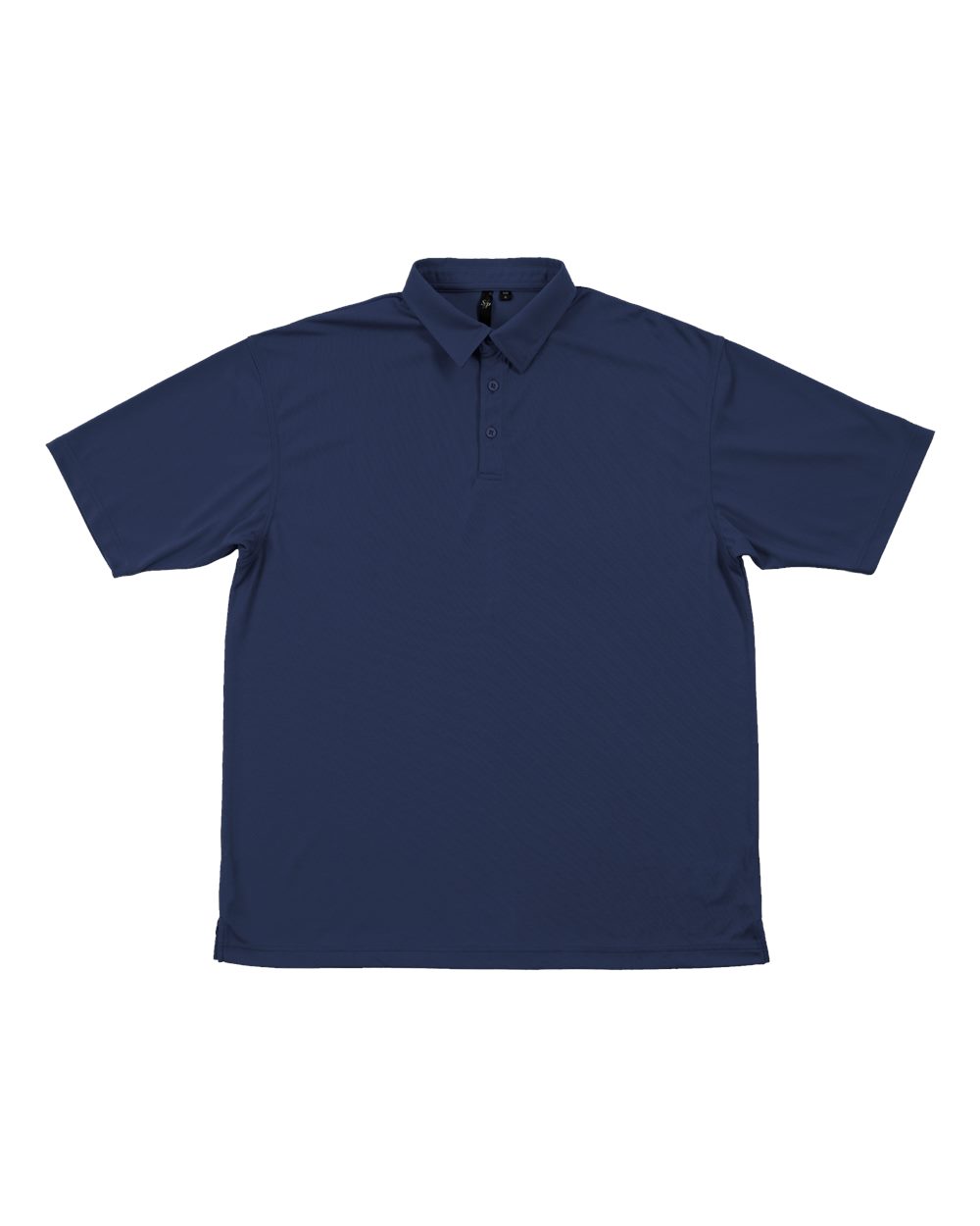 Front View of Navy Micro Pique Polo - 0740