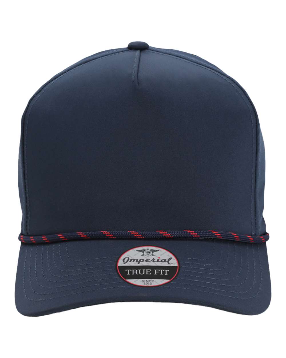 Front View of Navy/ Navy-Red The Wrightson Cap - 5054