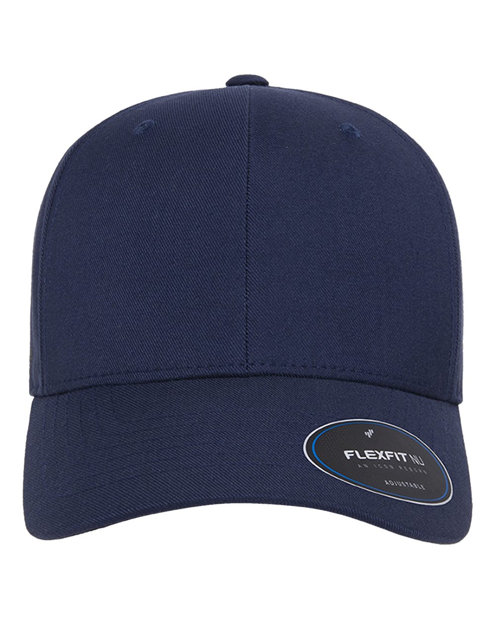 Front View of Navy NU® Adjustable Cap - 6110NU