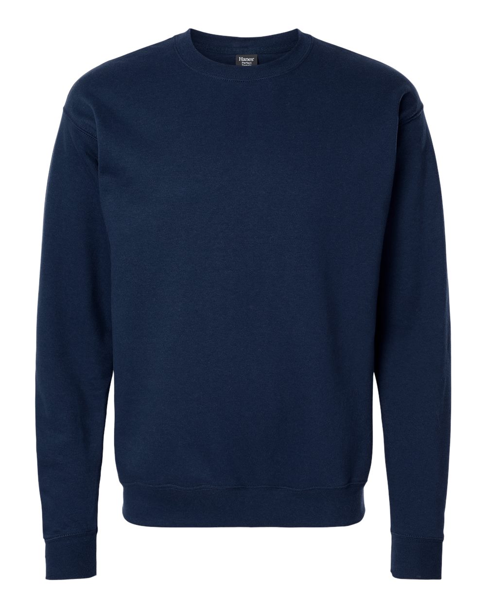 Front View of Navy Perfect Sweats Crewneck Sweatshirt - RS160