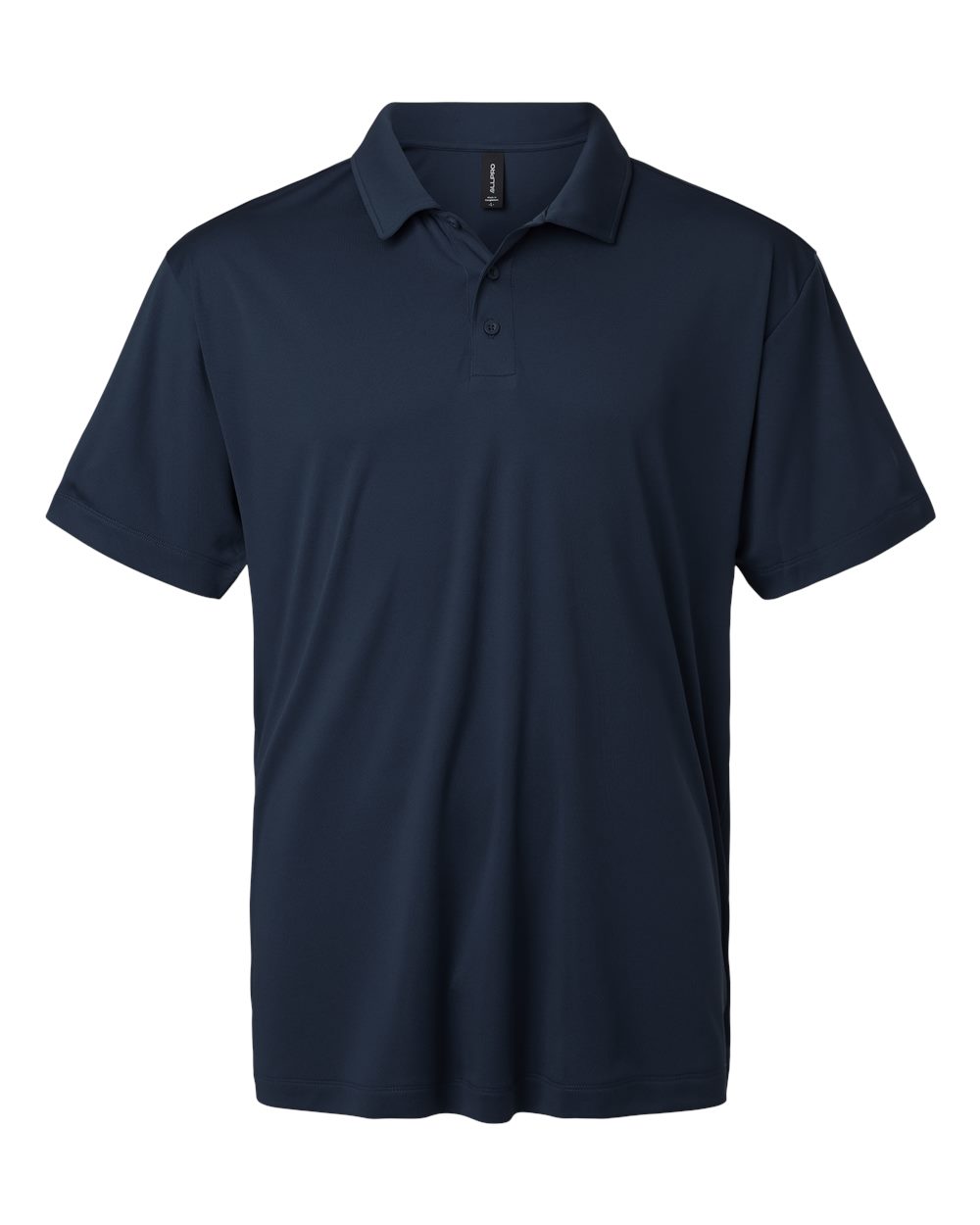 Front View of Navy Pro-Lock Performance Polo - 41800