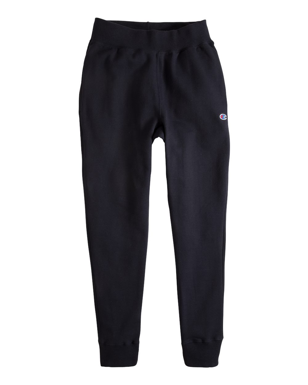 Front View of Navy Reverse Weave® Joggers - RW25